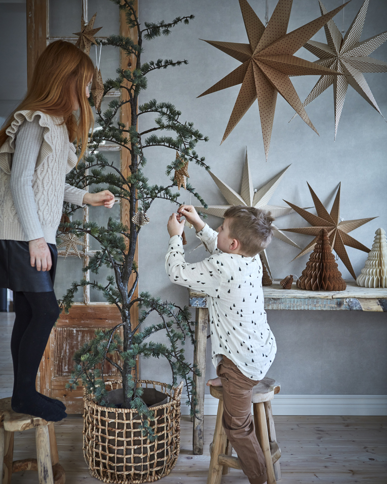 3-pack Mand 'Collect' - Natuurlijk