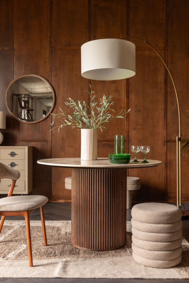 Zitpoef 'Fern' - Beige