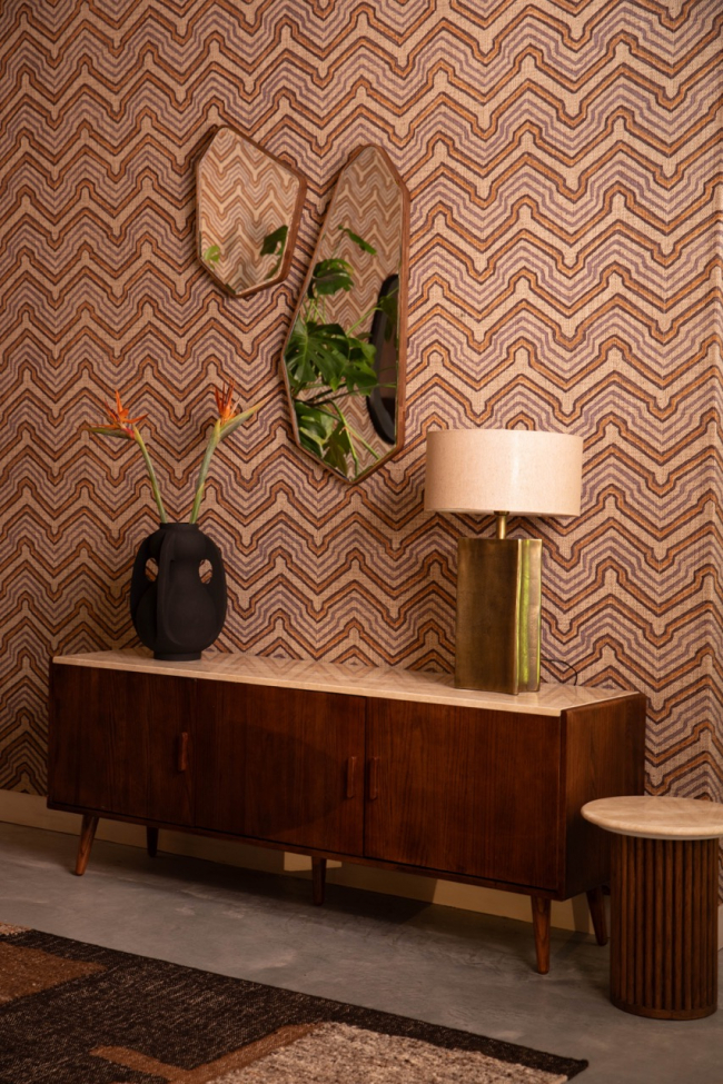 Dressoir 'Arda' - Noten/tavertin