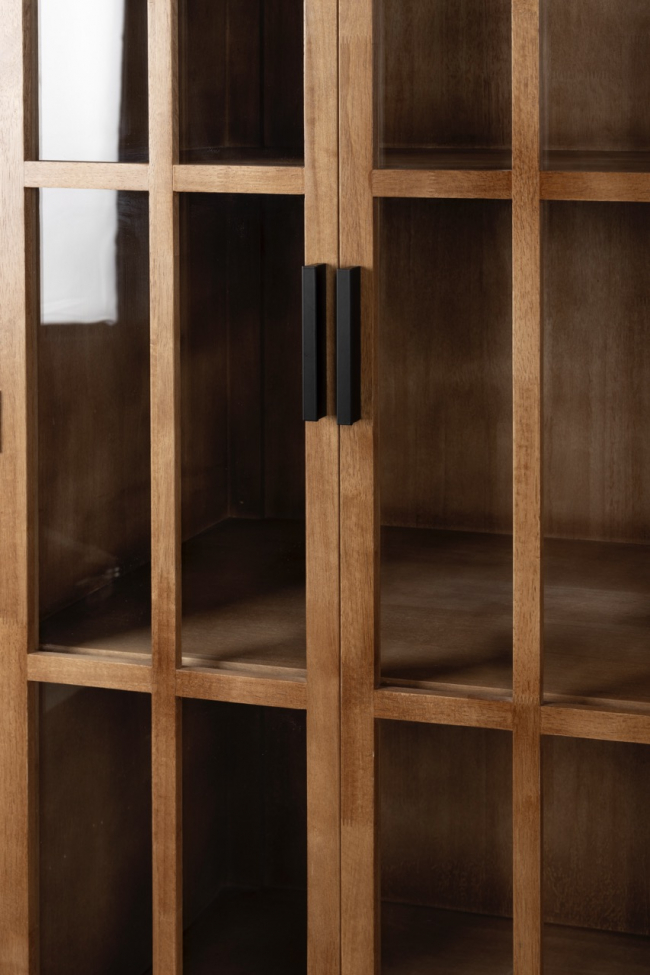 Boekenkast 'Yaz' - Bruin/Zwart