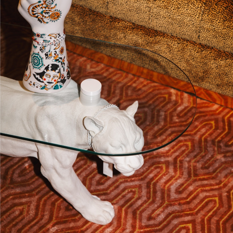 Salontafel 'Dope as hell' - Wit