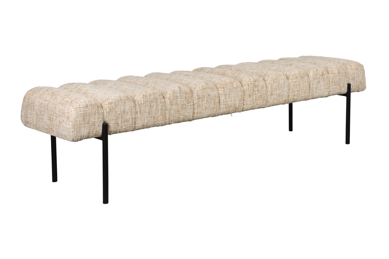 Bank 'Jethro' - Beige/Zwart