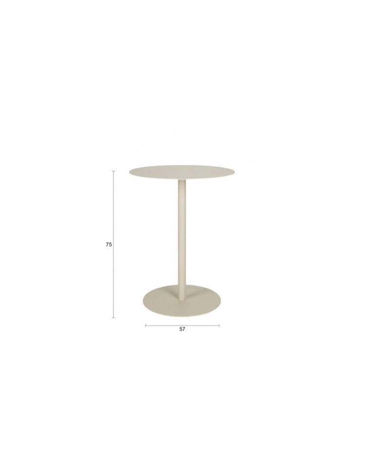 Tafel 'Snow' - Beige