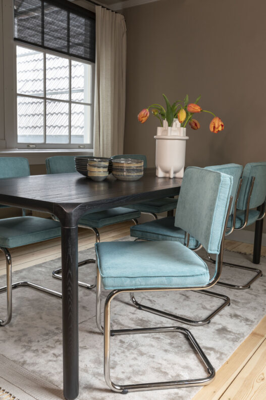 Stoel 'Ridge Rib' - Turquoise