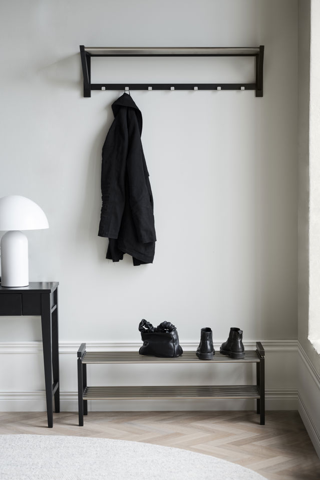 Schoenenrek 'Confetti' 100cm - Metaal/Zwart