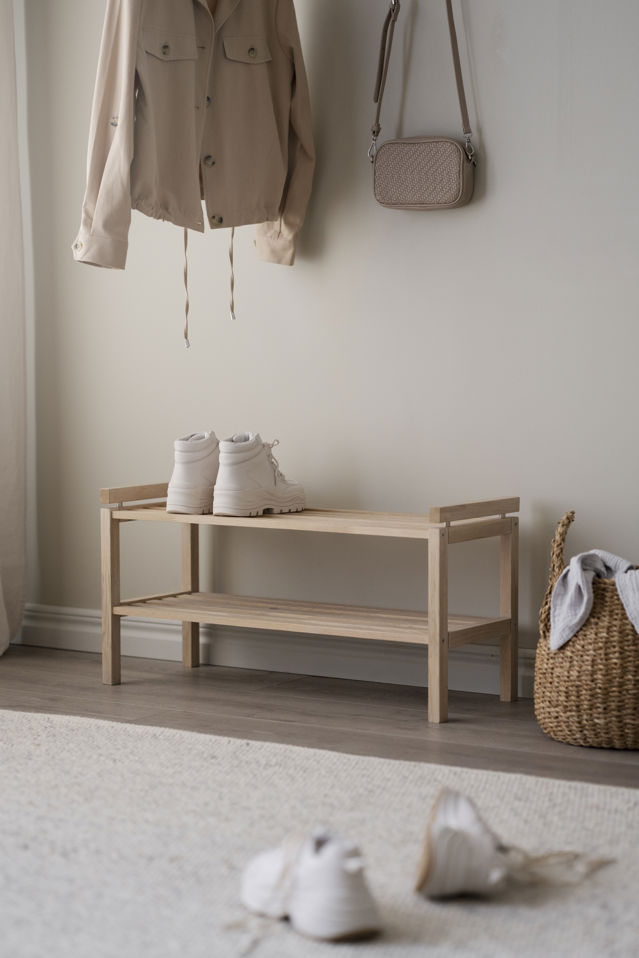 Schoenenrek 'Confetti' 80cm - Witgepigmenteerd