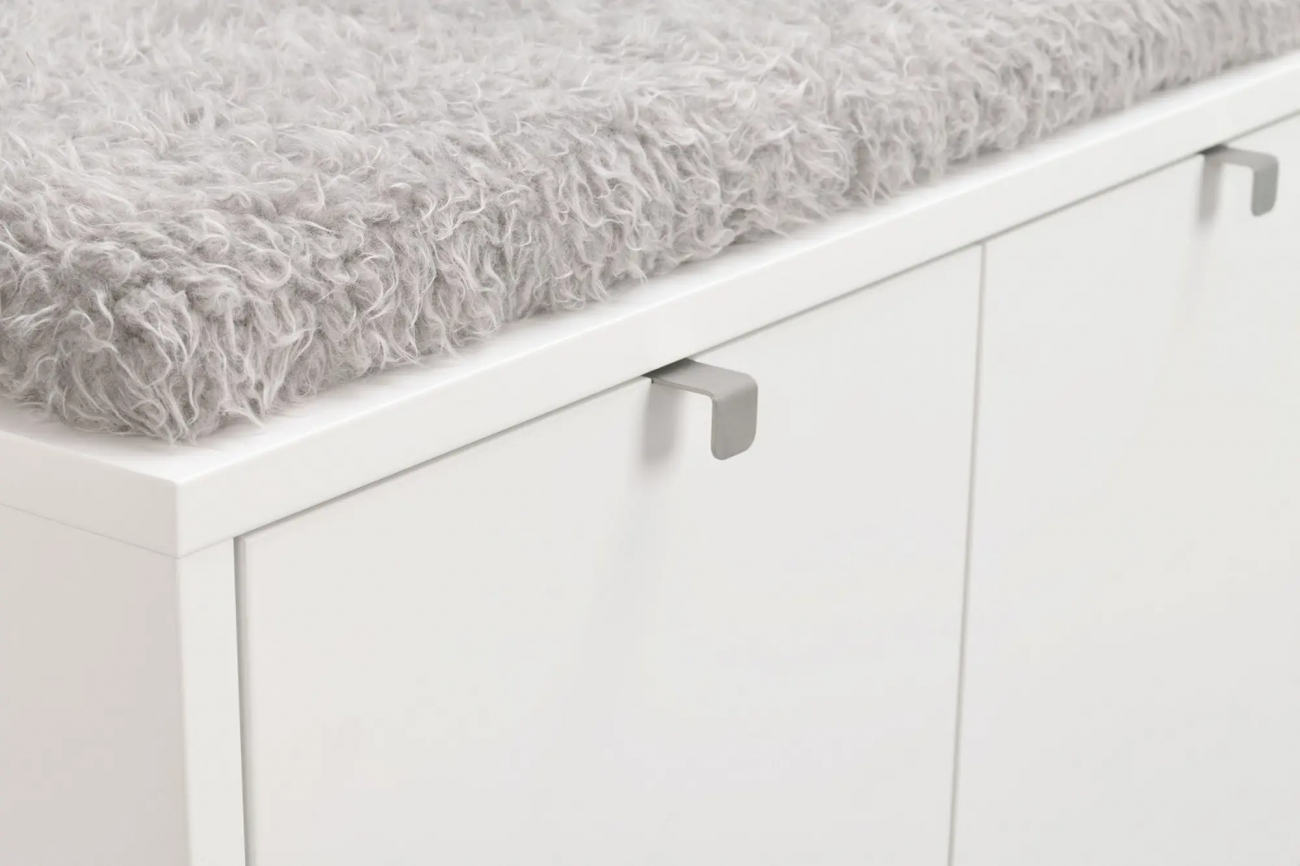 Bank 'Confetti' 106cm - Wit