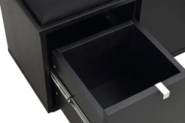 Bank 'Confetti' 106cm - Zwart