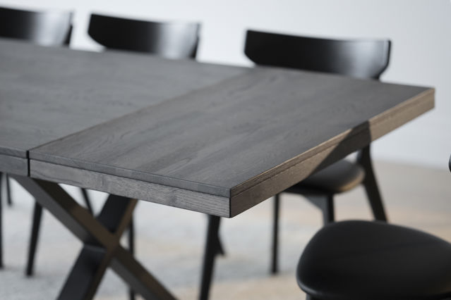 Uitschuifblad 'Brooklyn' 50x95cm - Donkerbruin