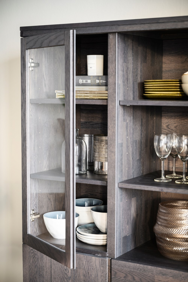 Kast 'Brooklyn' - Bruin/Eiken