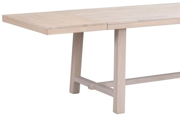 Eettafel 'Brooklyn' 220x95cm - Witgepigmenteerd