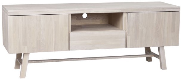 Tv-meubel 'Brooklyn' - Witgepigmenteerd