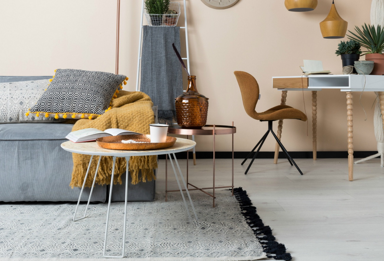 Stoel 'Omg' - Velvet/Zwart