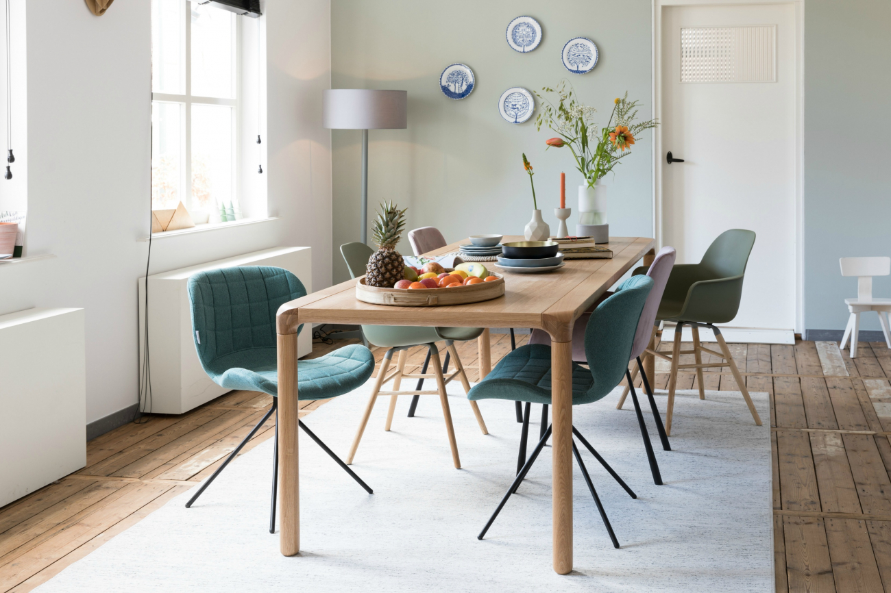 Stoel 'Omg' - Velvet/Blauw