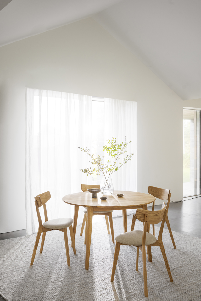 Eettafel 'Filippa' Rond 120cm - Natuurlijk