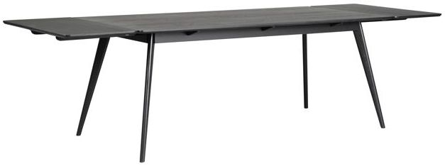 Uittrekbare plaat 'Yumi' 45x90cm - Zwart