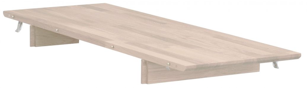 Inlegblad 'Filippa' 40x105cm - Witgepigmenteerd Eiken