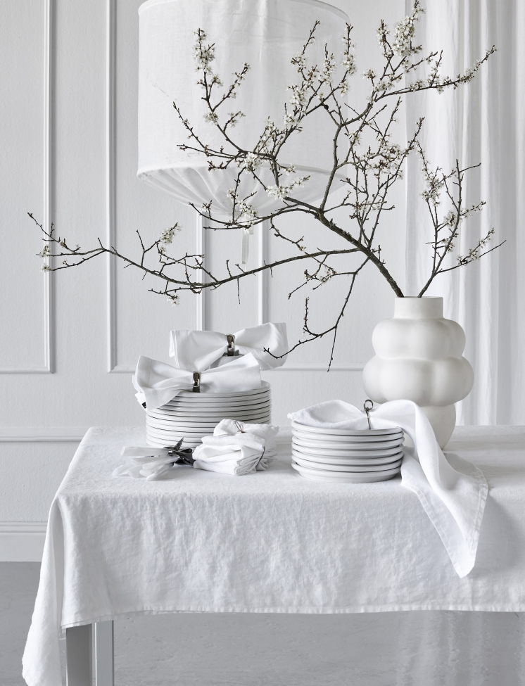 Tafelkleed 'Sunshine' 145x330 - Wit