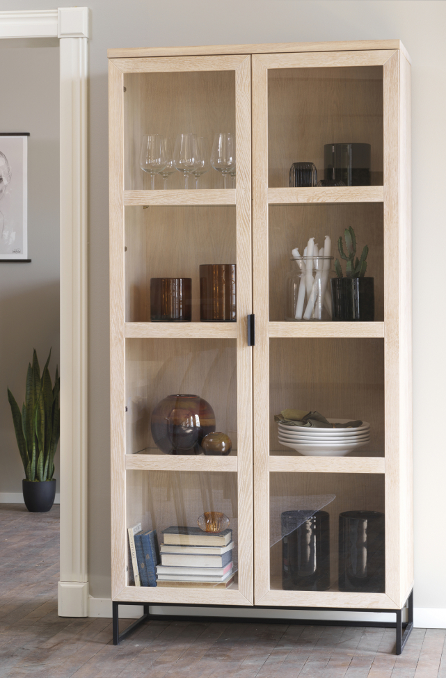 Vitrinekast 'Everett' - Natuur