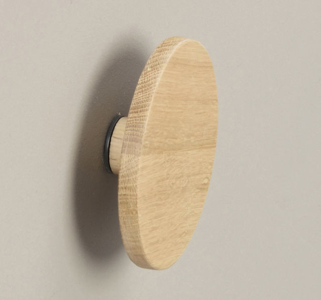 Wandknop 'Milford' 12cm - Eiken