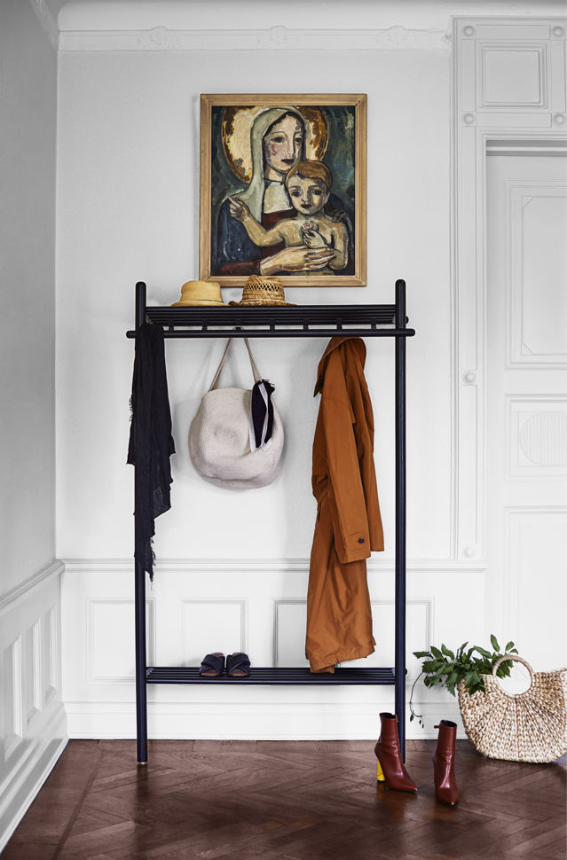 Kledingrek 'Milford' - Zwart