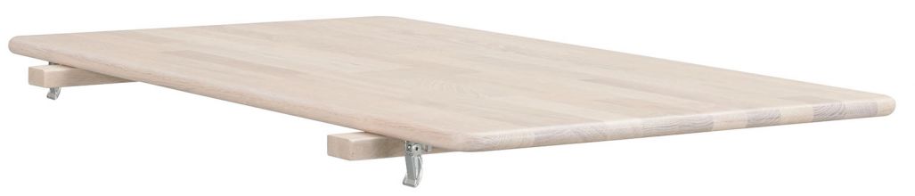 Uitschuifblad 'Tyler' 50x90cm - Witgeolied Eik