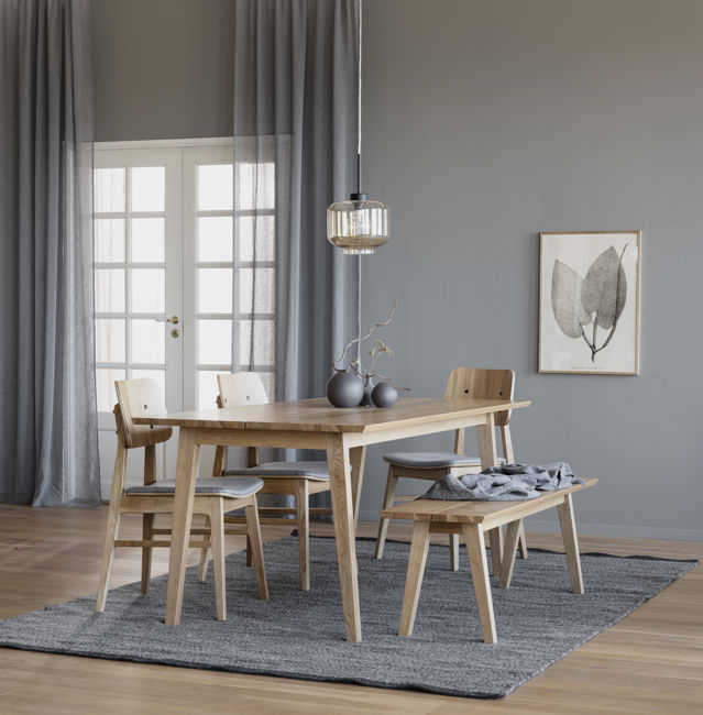 Eettafel 'Melfort' 180x90cm - Eik