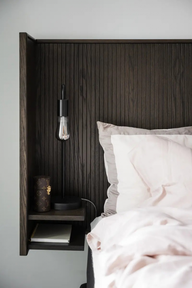 Hoofdbord 'Redmond' - Bruin