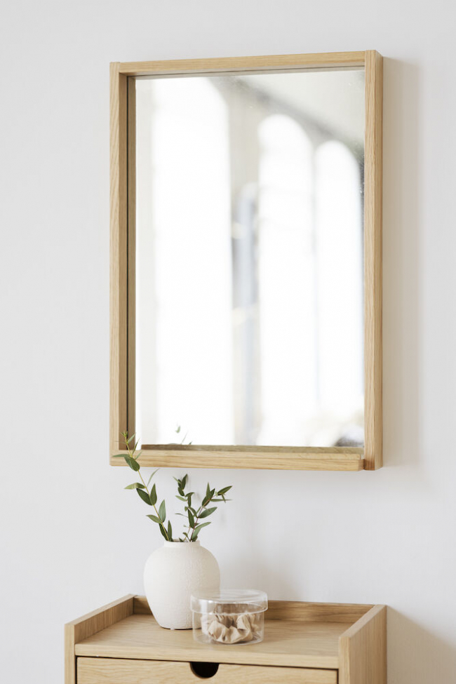 Spiegel 'Hillmond' 60x40cm - Eik
