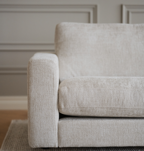 Hoekbank 'Duncan' Rechts - Lichtgrijs