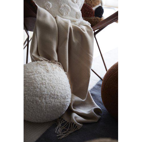 Decoratiekussen 'Elsie' 25cm - Wit