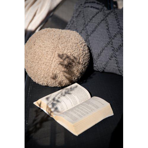 Decoratiekussen 'Elsie' 25cm - Beige/Bruin