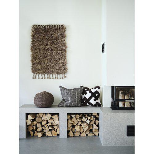 Sierkussen 'Elsie' 30cm - Bruin