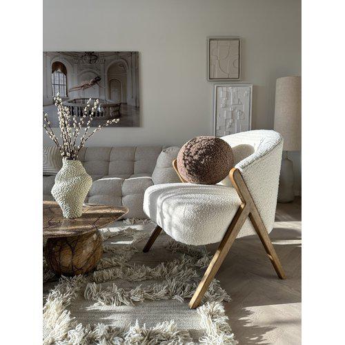 Sierkussen 'Elsie' 25cm - Bruin