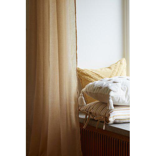 Kussenhoes 'Pom' 45x45 - Wit