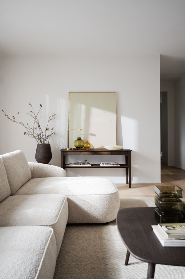 Bijzettafel 'Markham' 140cm - Bruin