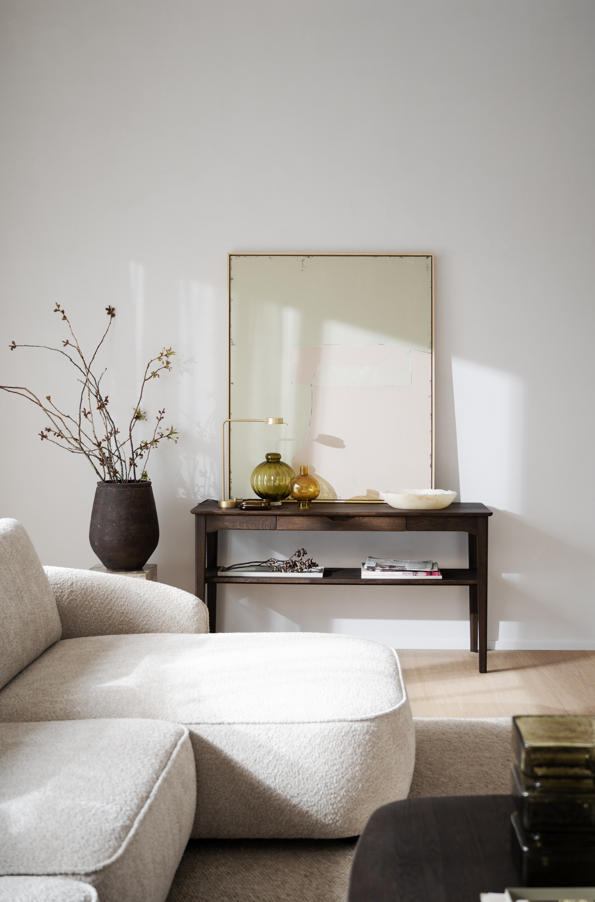 Bijzettafel 'Markham' 140cm - Bruin