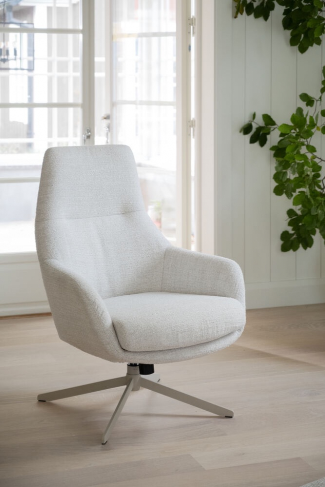 Fauteuil 'Conroe' - Wit
