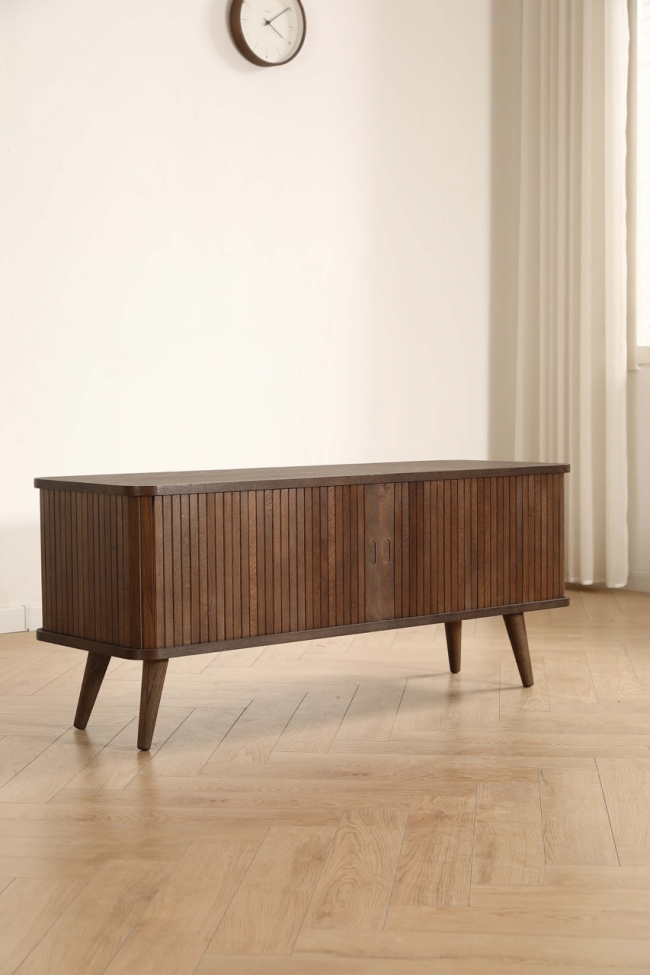 TV-tafel 'Vento' 120 cm - Walnoot