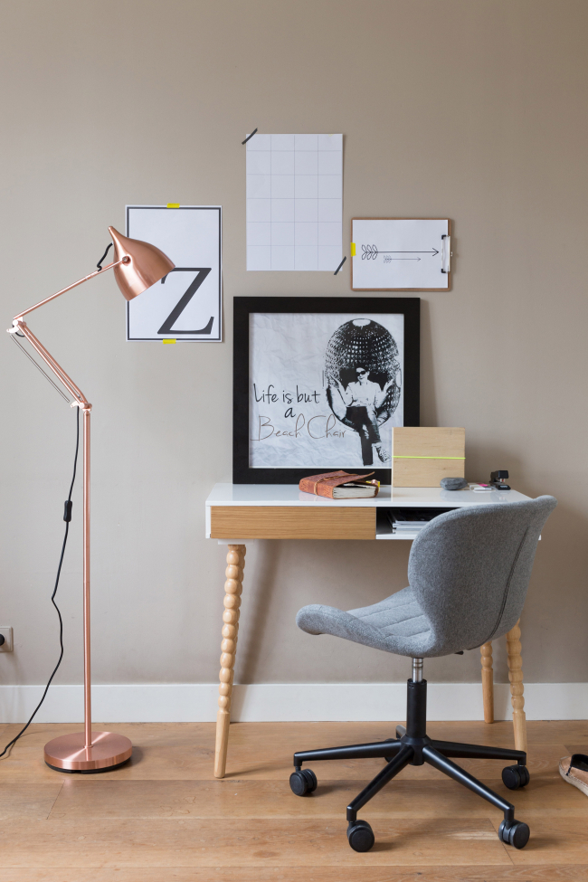 Bureau stoel 'Omg' - Zwart/Grijs