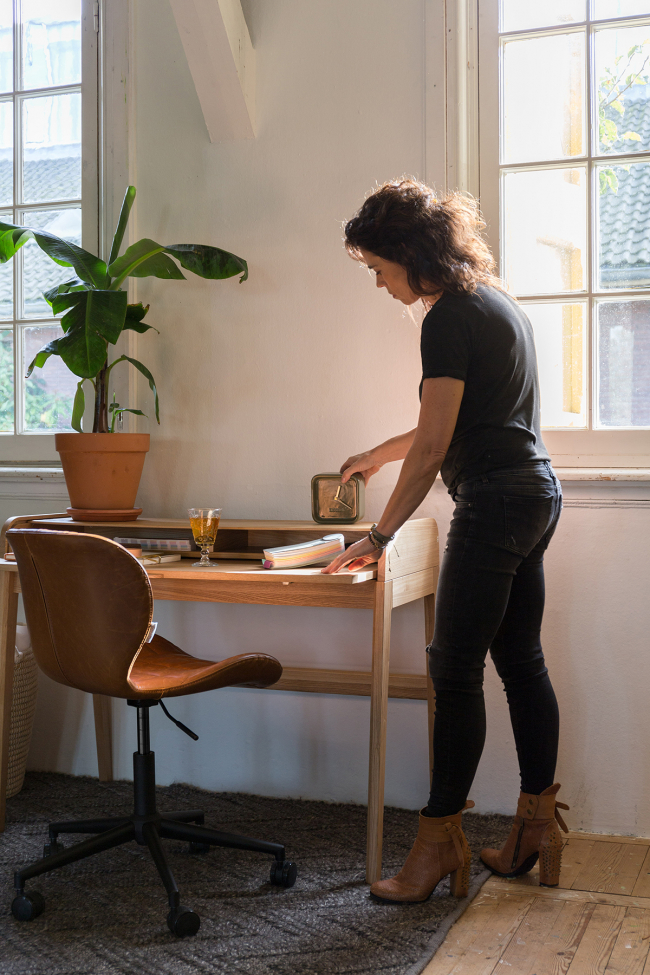 Bureau stoel 'Omg LL' - Bruin