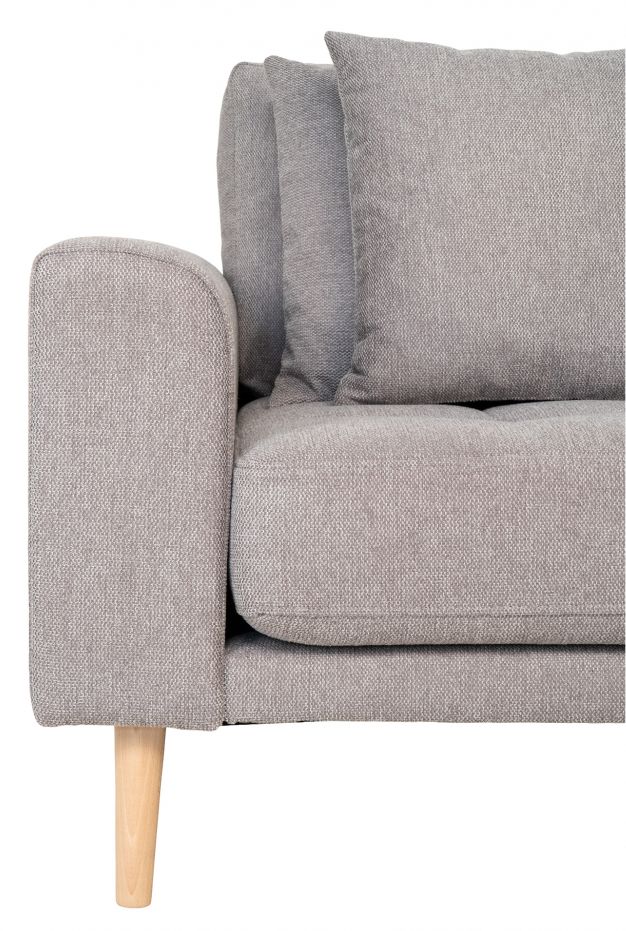 Bank 'Lido' Rechts - Lichtgrijs