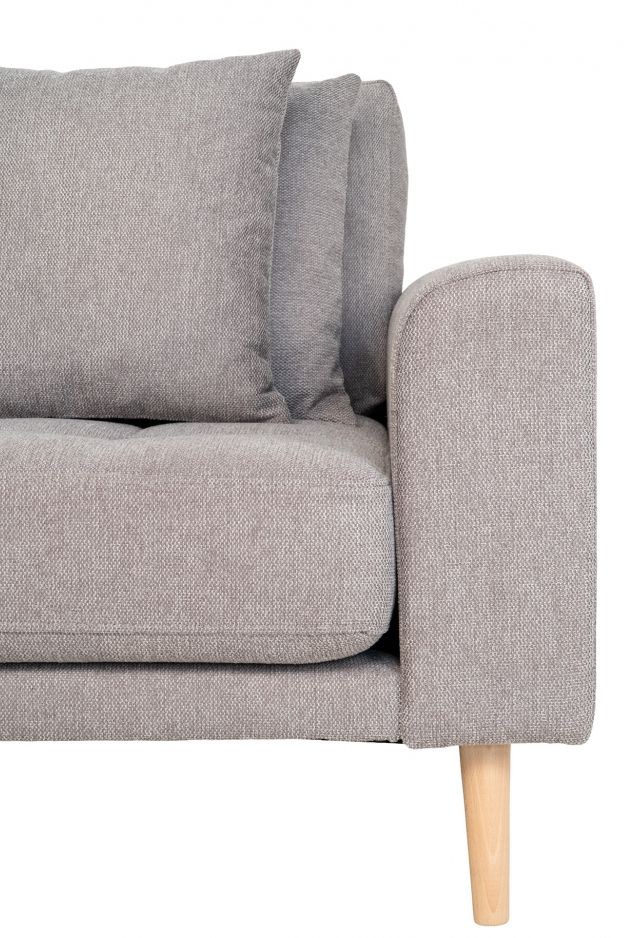 Bank 'Lido' Links - Lichtgrijs