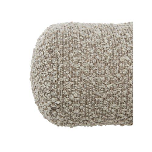 Kussenhoes 'Trond' 45x45 rond - Beige