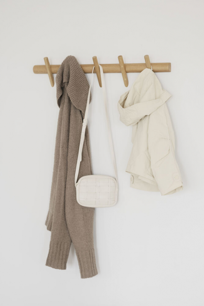 Hakenlijst 'Hillmond' 65cm - Eik