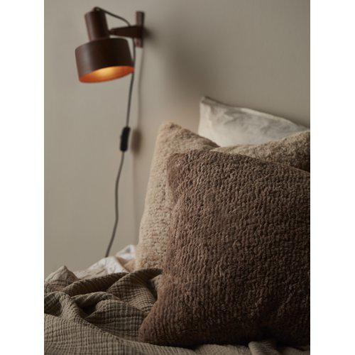 Kussenhoes 'Dolly' 45x45 - Bruin