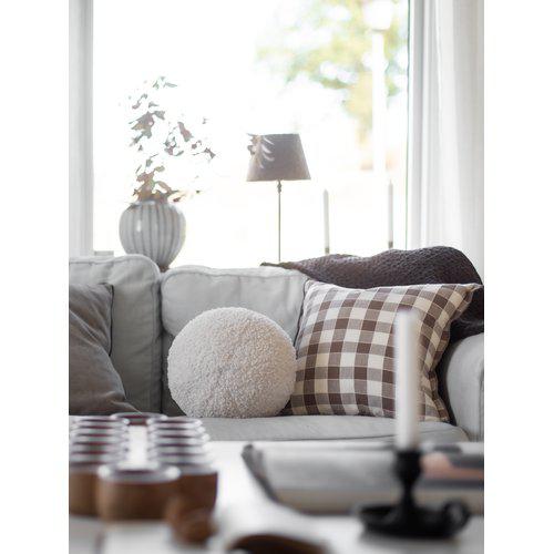 Kussenhoes 'Mary' 45x45 - Bruin