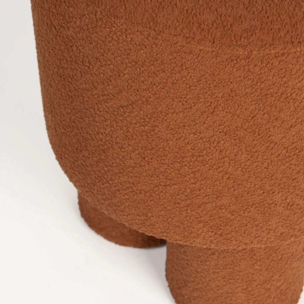 Hocker 'Marcos' - Rood Bruin