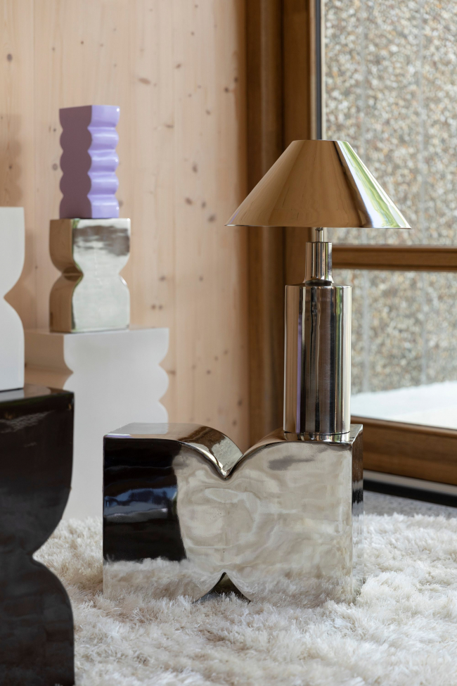 Hocker 'Cones' - Zilver