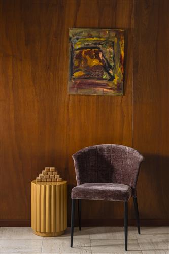 Hocker 'Camila' - Geel